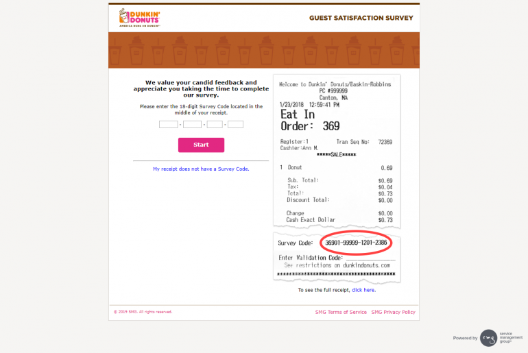 Dunkin-Donuts-Guest-Experience-Survey-Welcome