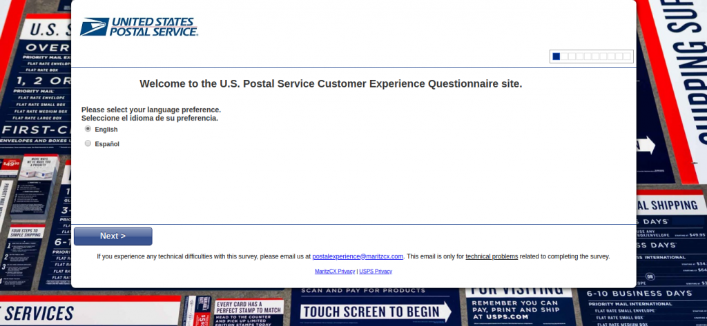 United States Postal Service Customer Survey