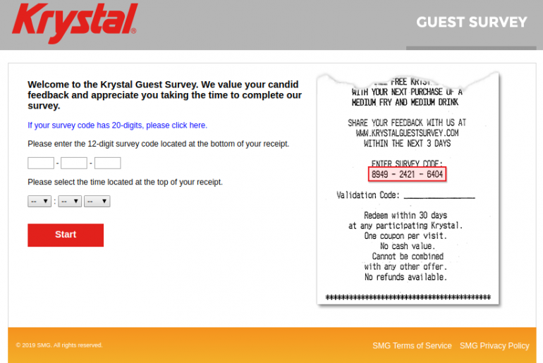 Krystal Guest Survey