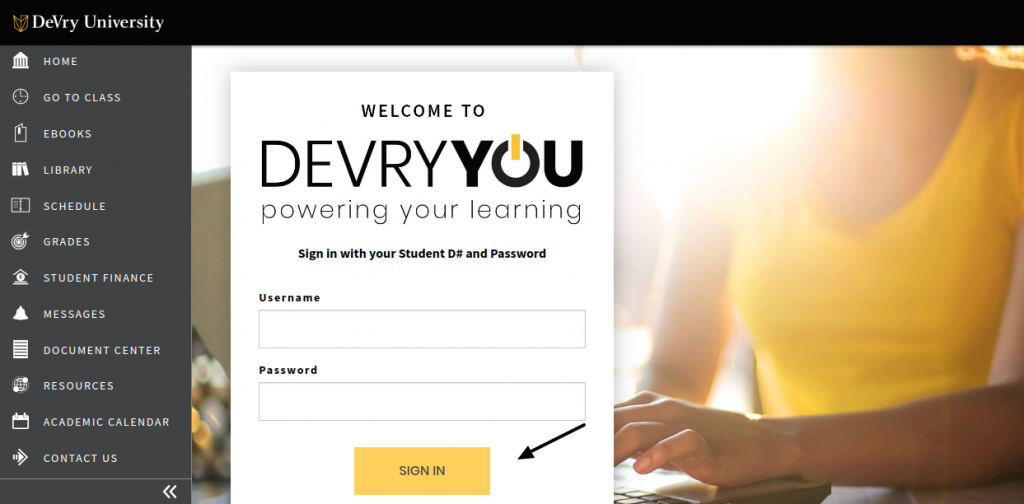 DeVry University Login