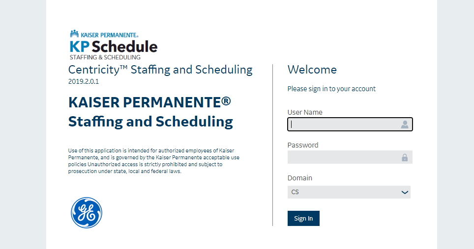 Kpschedule login