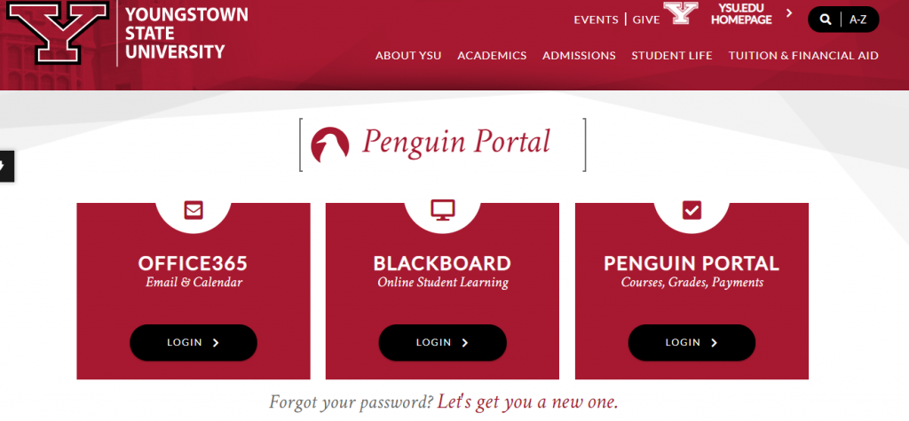 YSU Account login