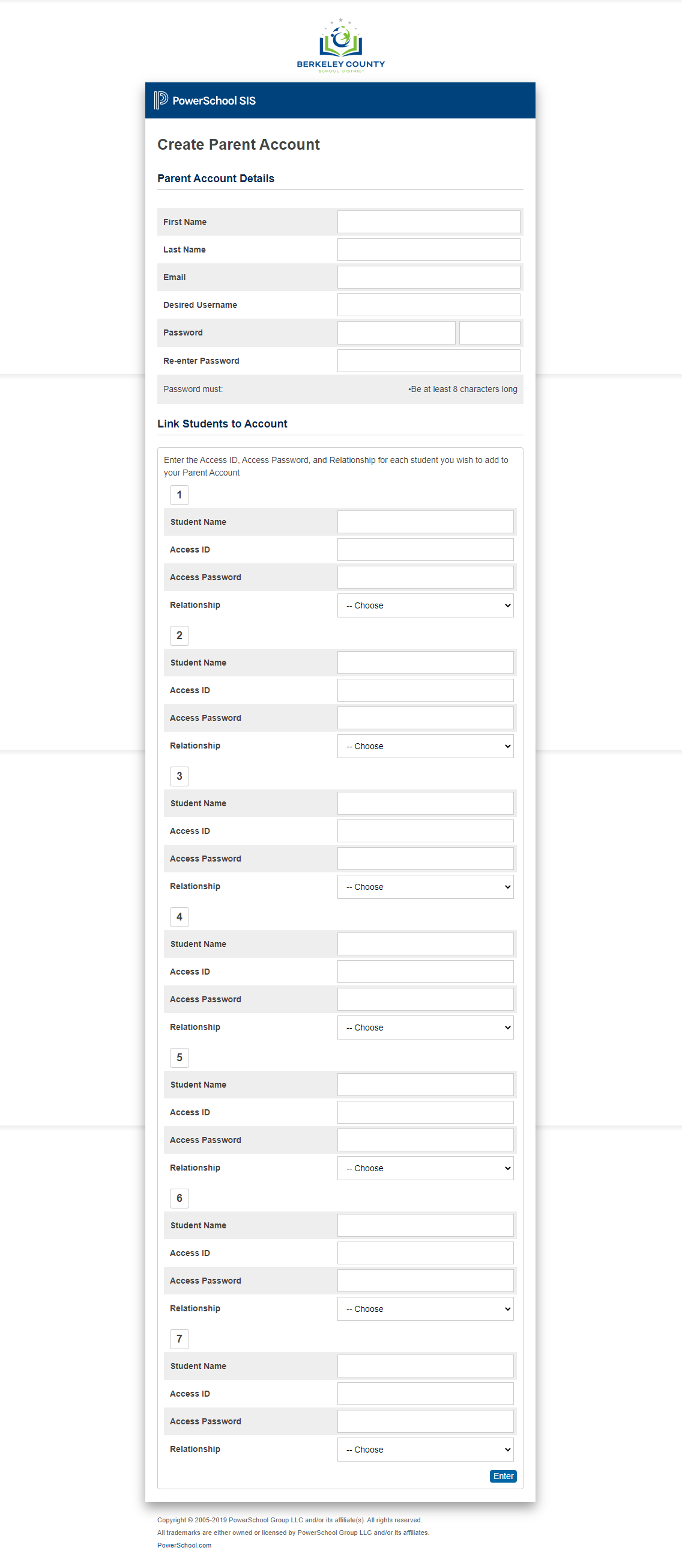 powerschool bcsd login