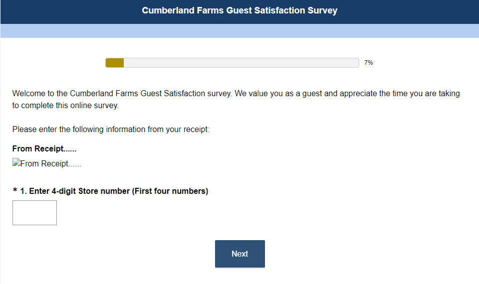cumberland farms survey
