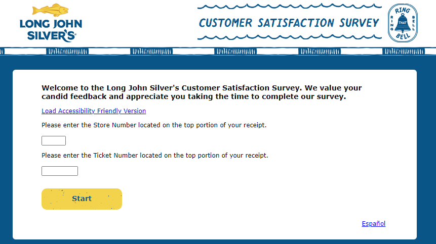 Long John Silver's survey